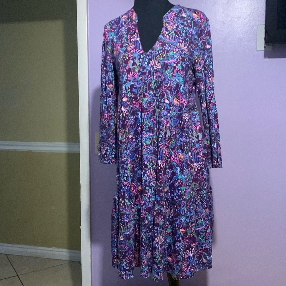 Lily Pulitzer Alaina purple berry dress Small
